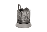 Подстаканник Спасская башня никелированный с чернью - Закуток